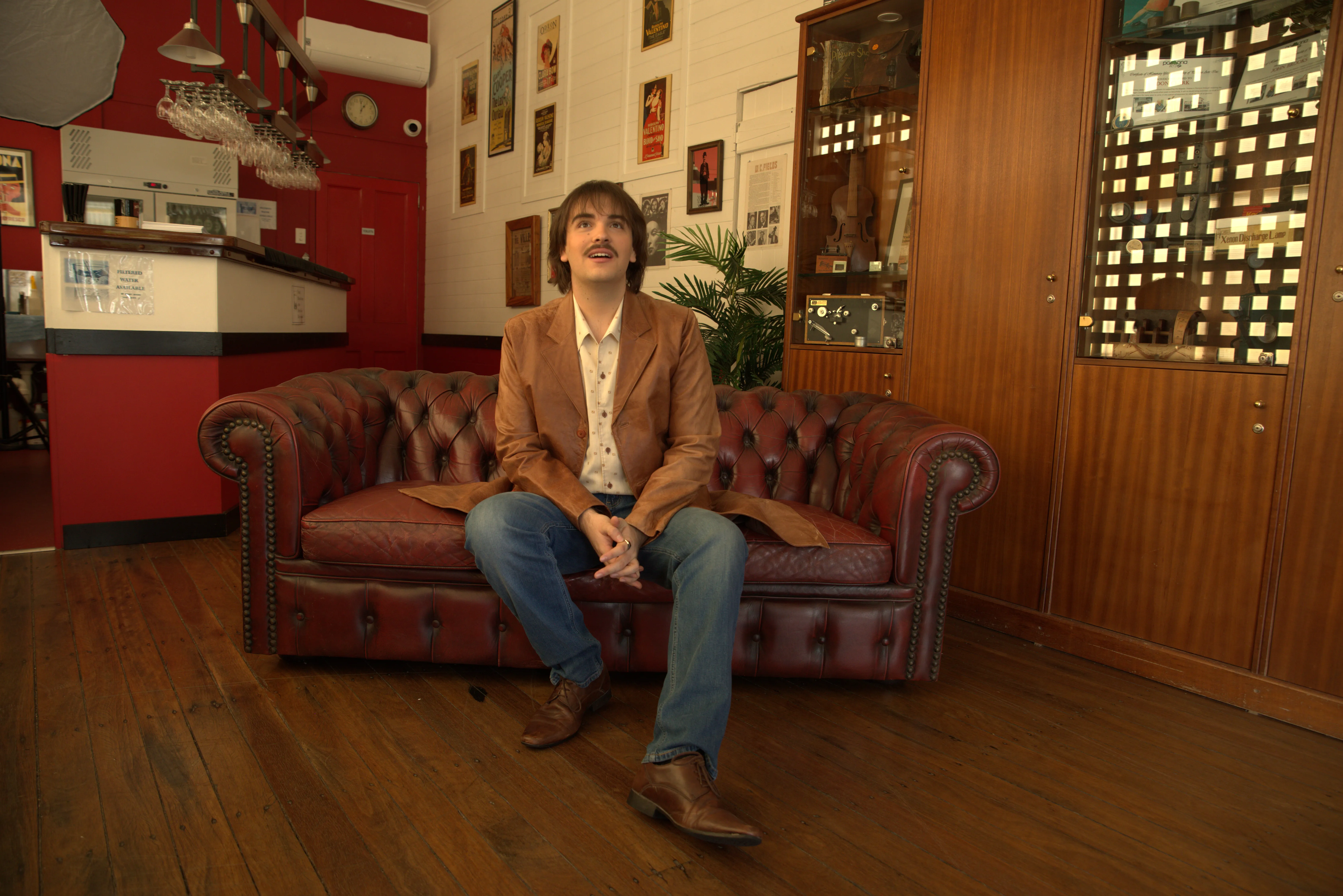 Marshall Hamburger behind the scenes